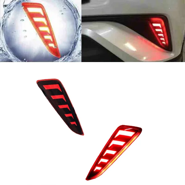 Автомобильный задний бампер противотуманный светодиодный фонарь для Toyota CH-R 2017 |