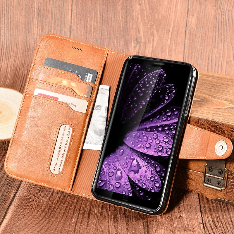 For Leagoo Z10 Z 10 Case 5.0 inch Splicing Color Retro Pattern Phone Cover Magnetic Vintage Leather | Мобильные телефоны и