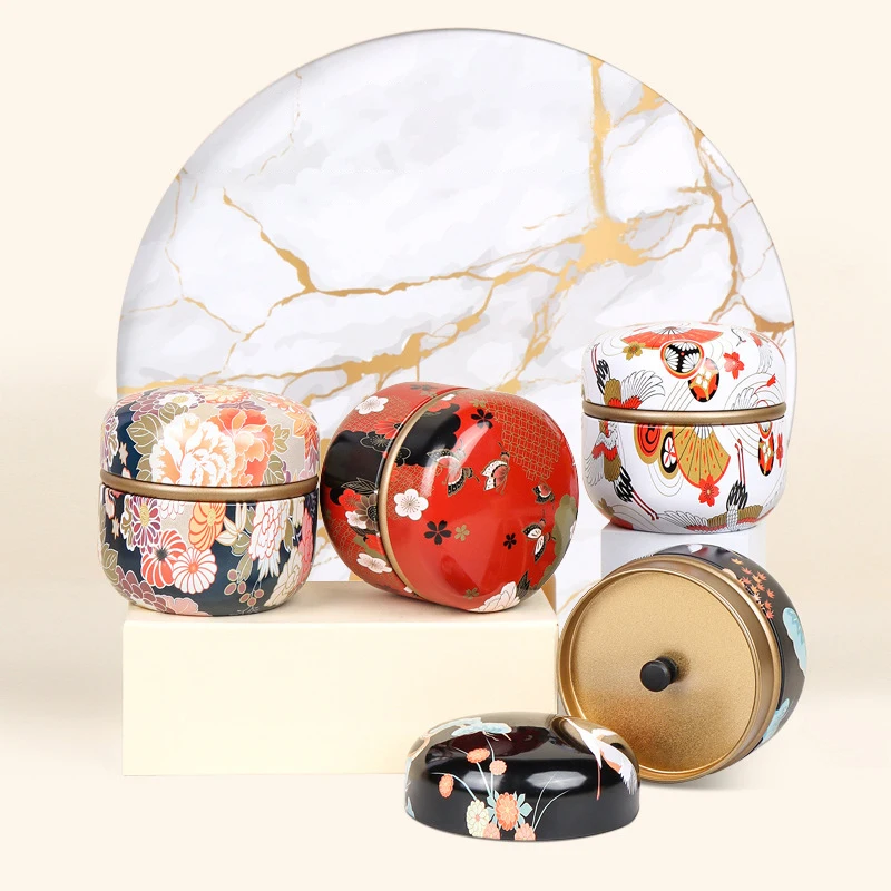 

Mini Tea Storage Containers Tea Tins Coffee Tins Food Storage Container for Tea Coffee Herb Candy Chocolate Sugar Spices