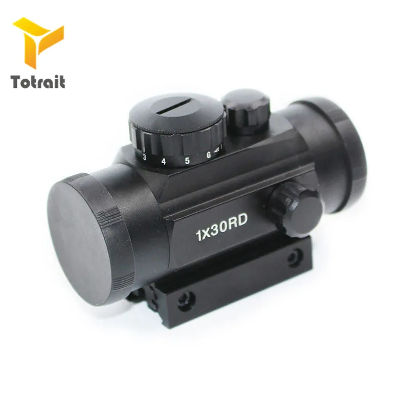 Голографический 1x30 Red Dot Sight Airsoft Green cross охотничий прицел 11 мм 20 рельсовый