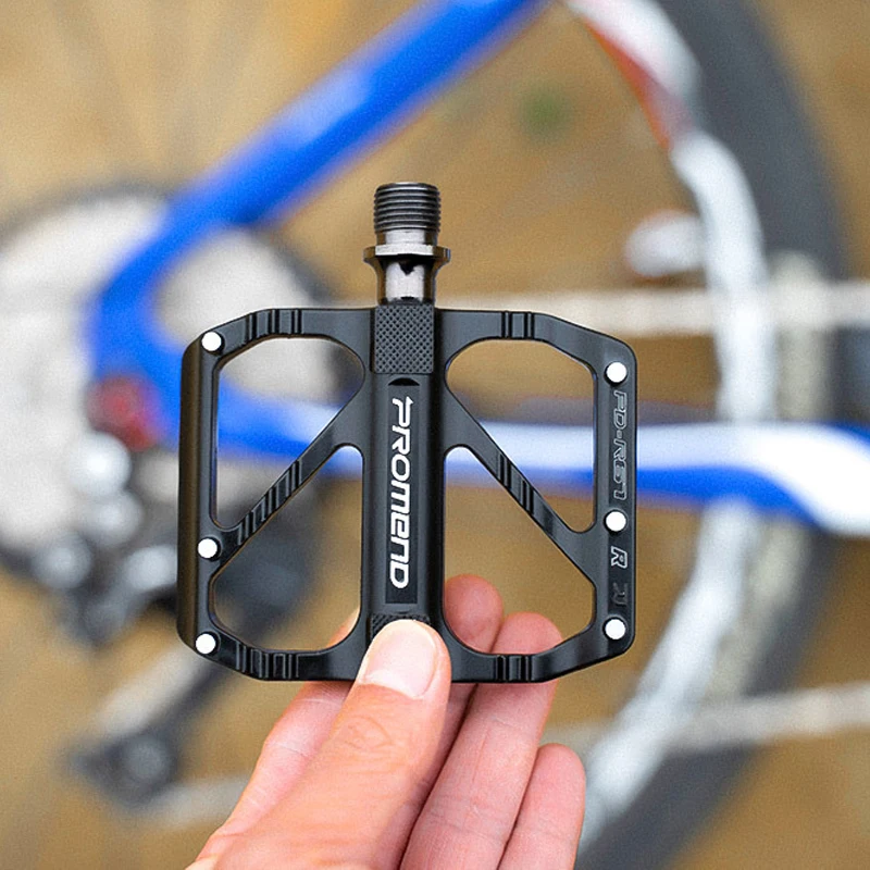 PROMEND 3 Bearings Mountain Bike Pedals Platform Bicycle Flat Aluminum Alloy MTB Road Non-Slip Widen | Спорт и развлечения