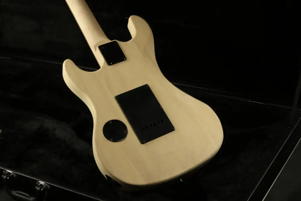 Высококачественная Разобранная гитара комплект клена Шея тополя Сделай Сам