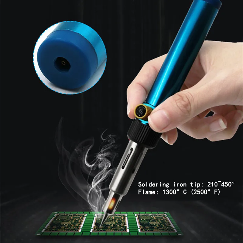 Газовый паяльник ремонт электронных деталей резка и сварка в форме ручки фонарь