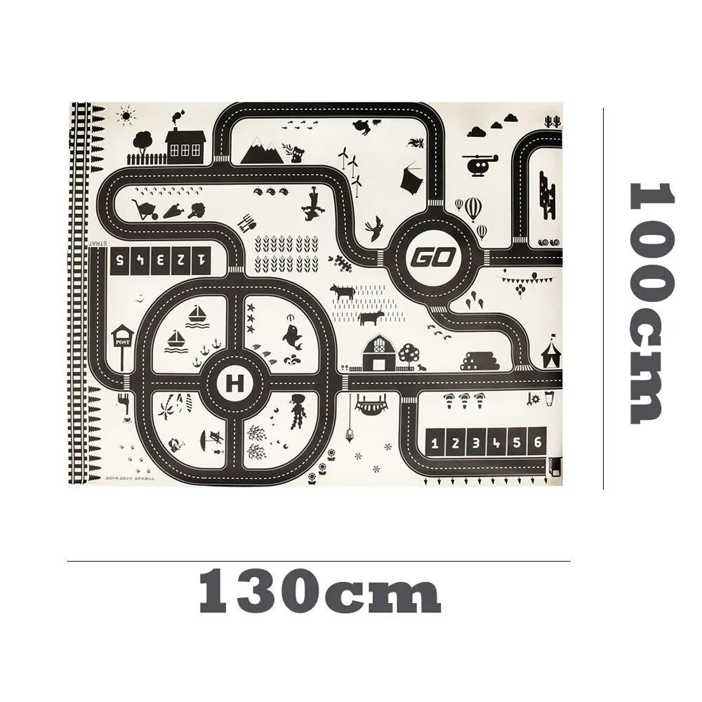 

Kids Play Mat City Road Buildings Parking Map Game Scene Home Traffic Map Kids Carpet Map Educational Toys Children Baby Gifts#4