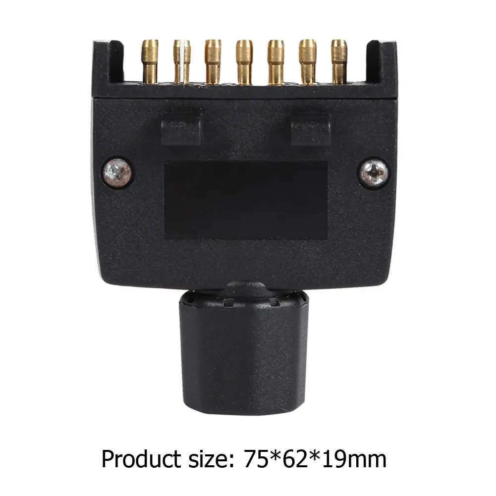 

7 Pin AU Flat Male Trailer Socket Plug Connector Adapter for Caravan Trailer Provide Connection of Indicator Side Lamp