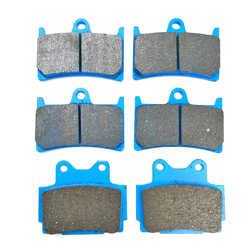 

Motorcycle Front and Rear Brake Pads for YAMAHA TZR250 TZR250R 1989-1994 FZS600 Fazer 600 1998-2003 FZR400 RR TZR125 R