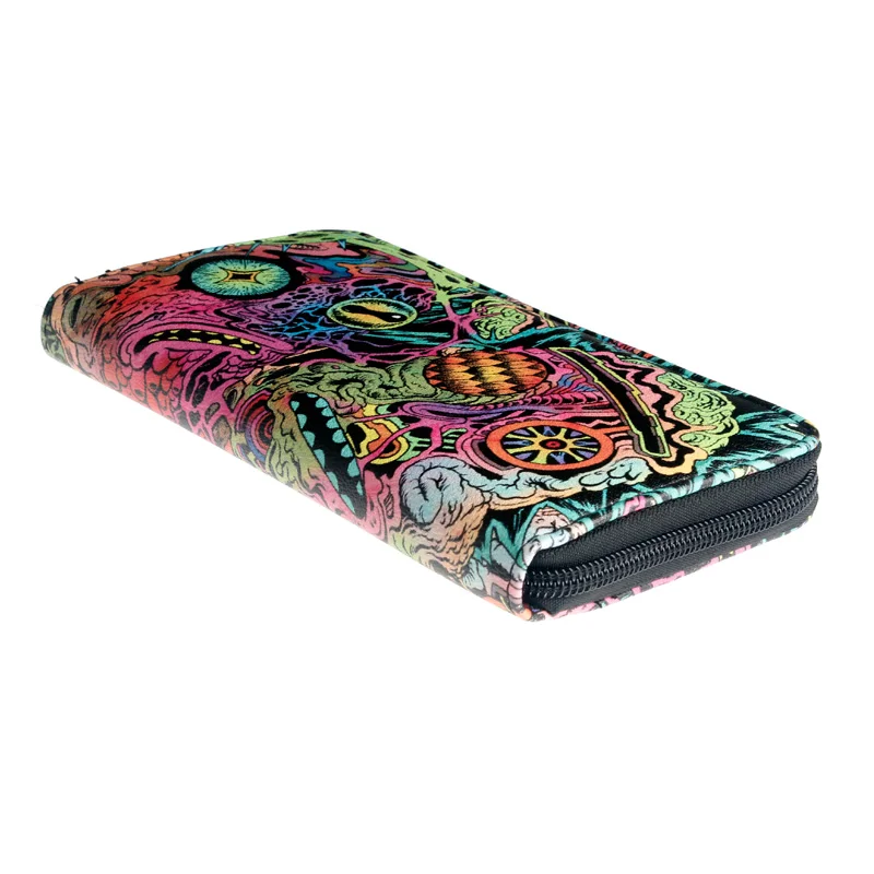 Женские Длинные кошельки на молнии дизайнерский кошелек Женская кредитная карта