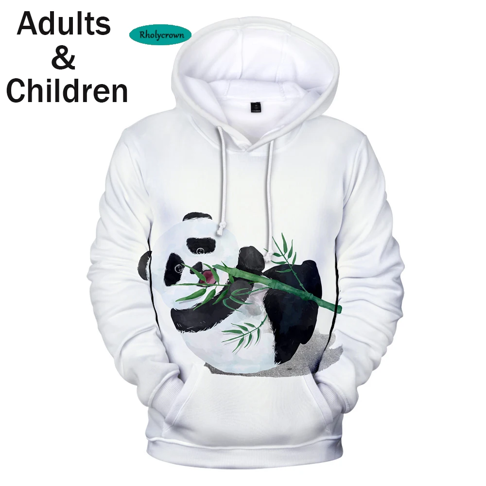 

Hot The Listing 3D China Panda Hoodies Harajuku Sweatshirts Boy girl Hooded Creative Kids Panda kids Autumn Winter Tracksuits