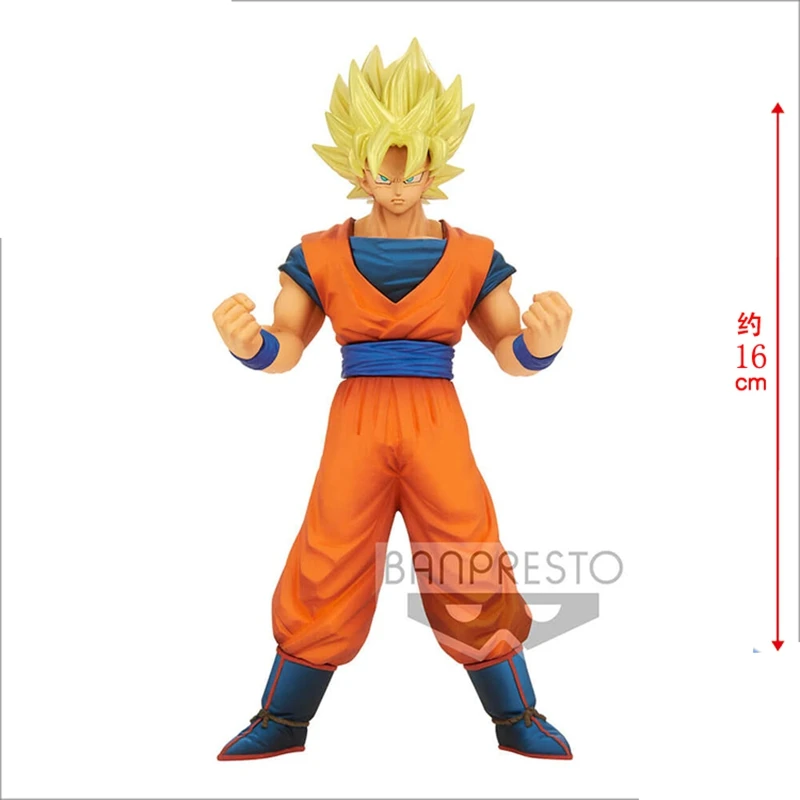Оригинальные фигурки Banpresto DBZ сжигающие бойцов vol.1 SSJ GOKU Детские модели игрушки