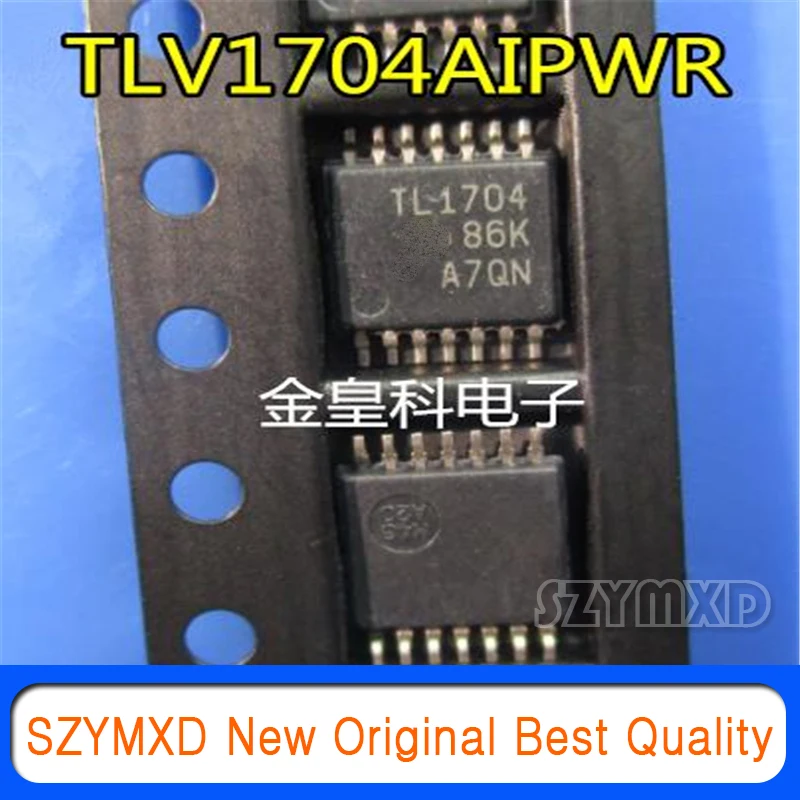 5 шт./лот новый оригинальный TLV1704AIPWR TSSOP-14 TL1704 TLV1704 Quad Напряжение чип компаратора в