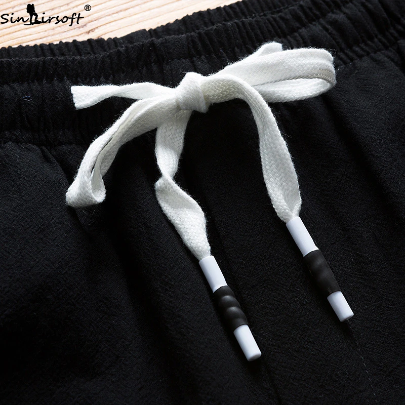 Summer New Style Cotton Loose Casual Shorts For Men Fashion Elastic Waist Beach Plus Size M-4XL | Мужская одежда