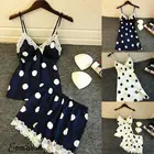 Комплект женский атласный из 2 предметов, пикантный Шелковый укороченный топ с бюстгальтером и юбкой, Повседневная Свободная однотонная одежда для сна без рукавов, пижама, ночная рубашка, белье, 2020