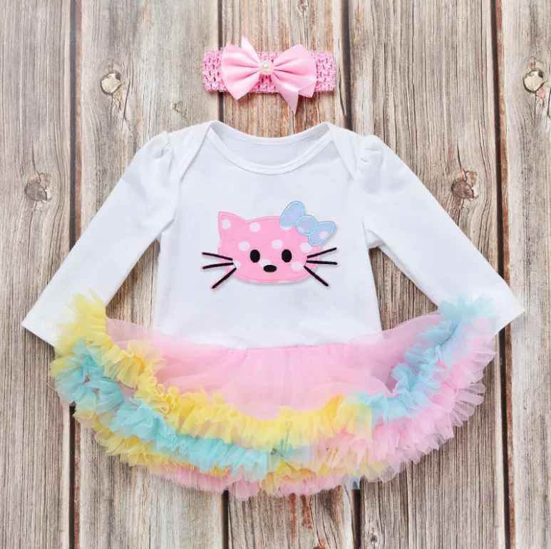 Новый комплект одежды для маленьких девочек модный детский комбинезон