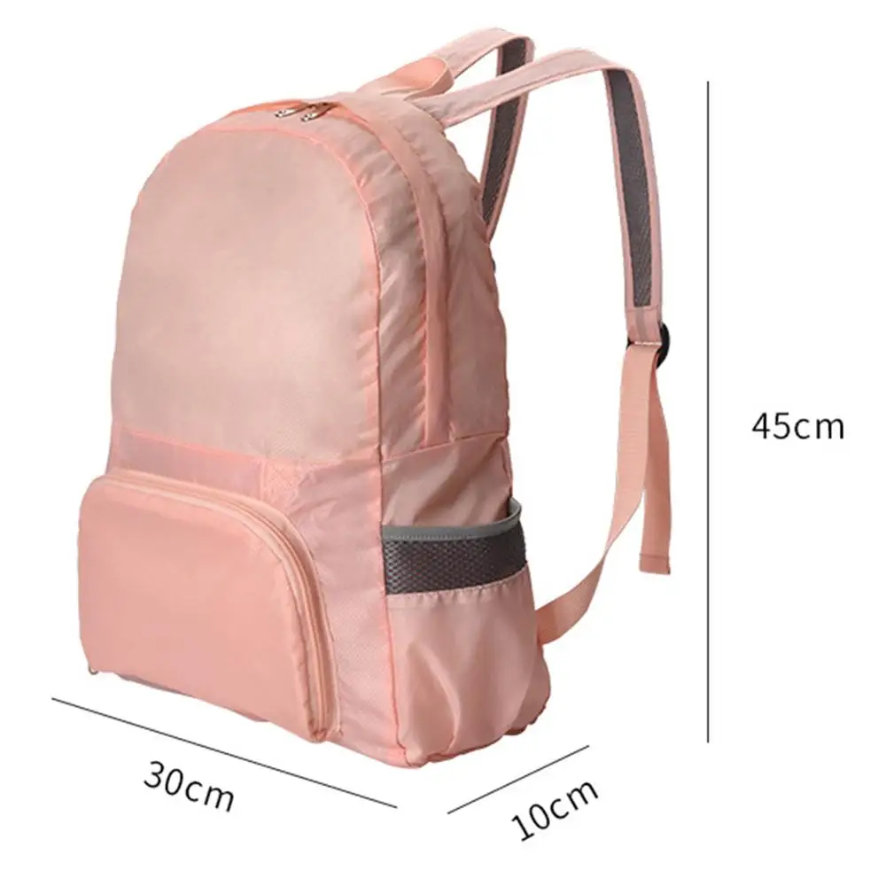 

Foldable Shopping Bag Waterproof Pure Color Women Men Outdoor Travel lightweight Large Capacity Sport Backpack Camping Hiking