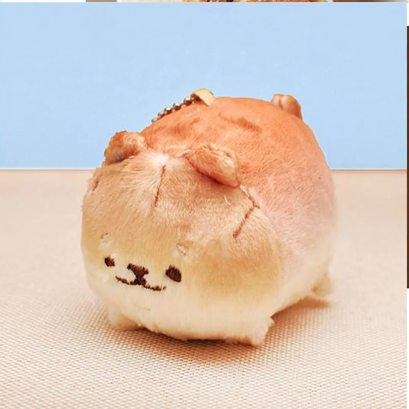 Японская плюшевая кукла Шиба ину для моделирования тостов хлеба креативная