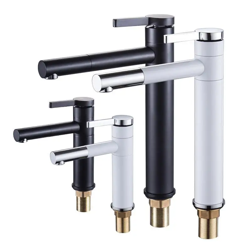 Смеситель для ванной и кухни выдвижной кран раковины с одной ручкой крепление на