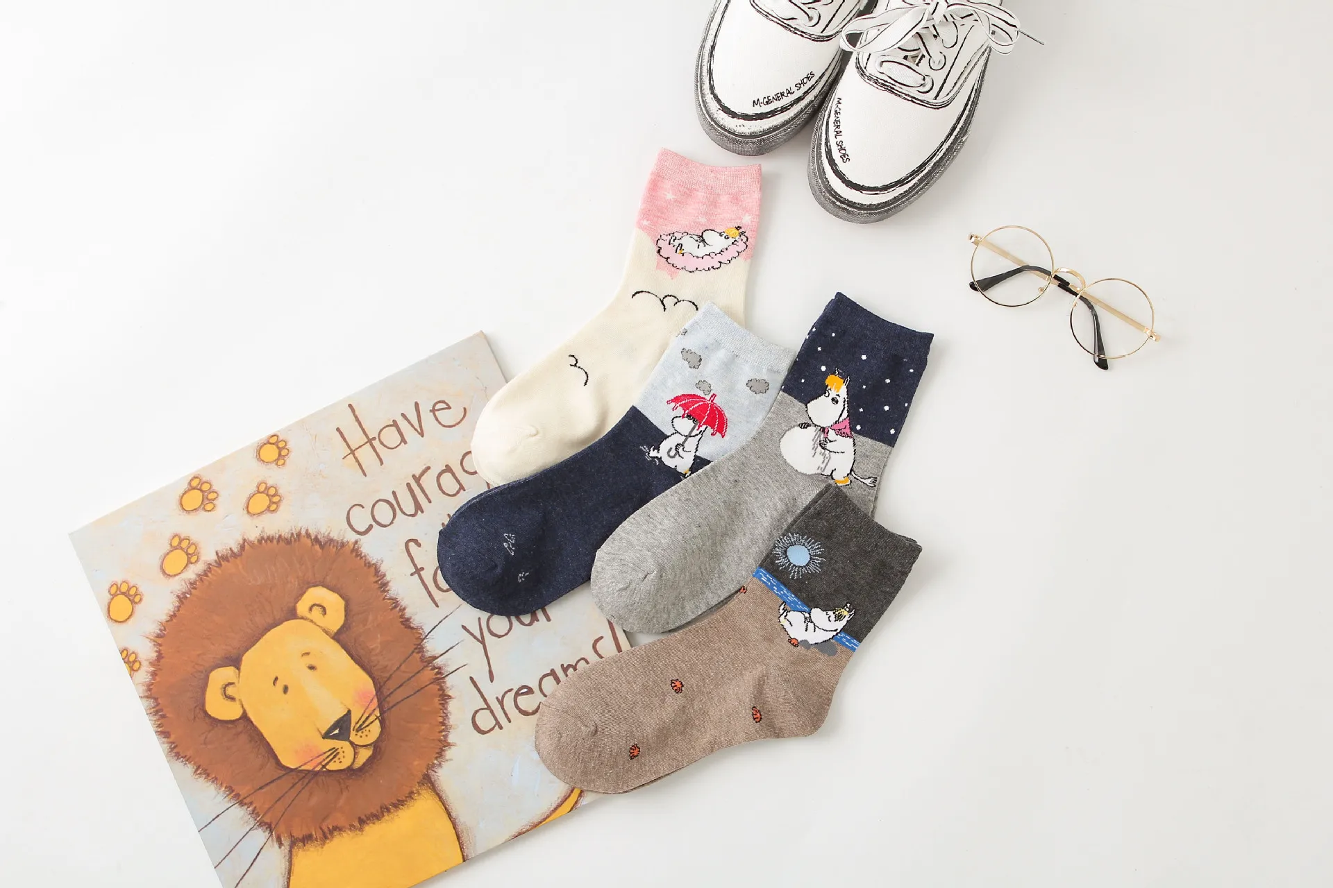 Новая мода Mumin Муми-долина мультфильм милый Косплей Украина носки для женщин хлопок medias de mujer tobilleras улица хип-хоп 1 пара