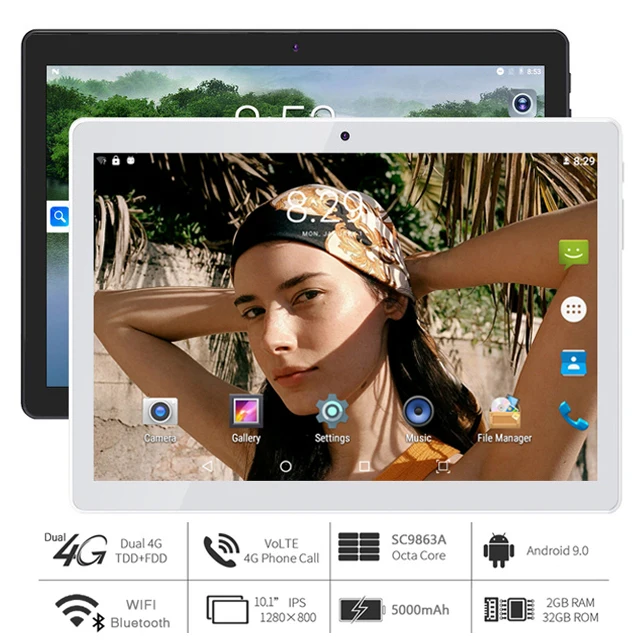 Новый оригинальный 10 1 дюймов с функцией звонка планшет Pc четыре ядра Android 9 0 Google