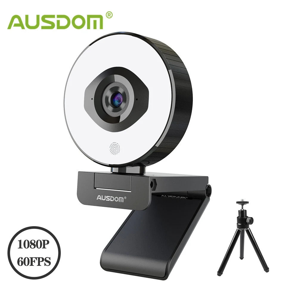 [Оригинал] AUSDOM AF660 FHD 1080P 60FPS веб камера с автофокусом потоковая регулируемым