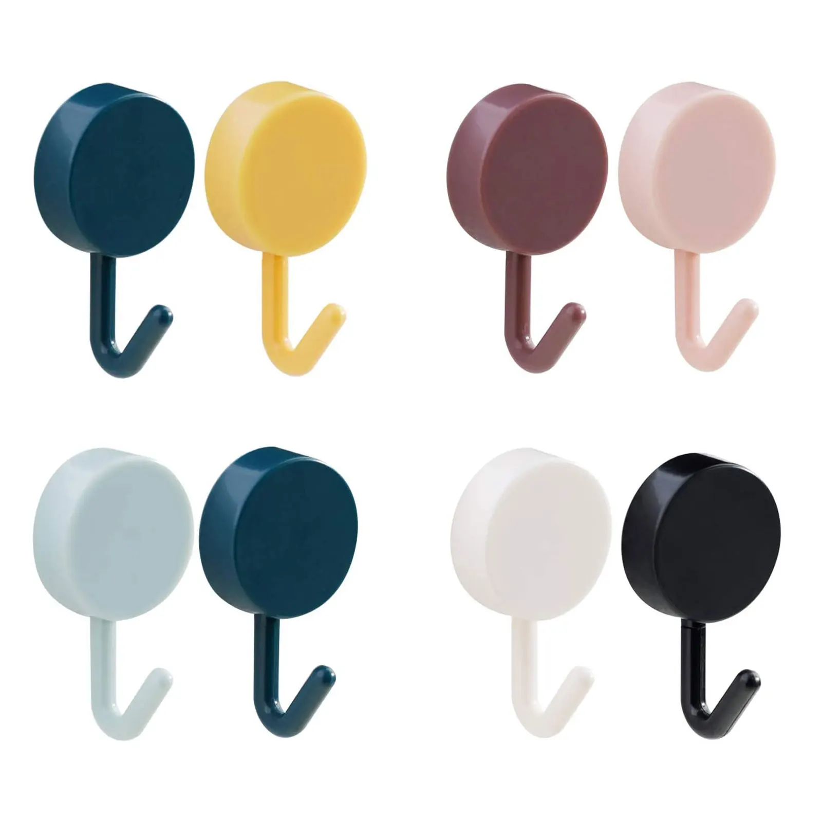 

10 шт. креативные настенные клейкие крючки без отверстий самоклеящиеся крючки для дверей