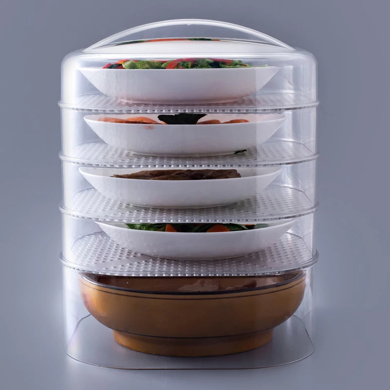 

Plastic sealed food preservation box refrigerator preservation box vegetable preservation vegetable cover foldabl vegetable @LS