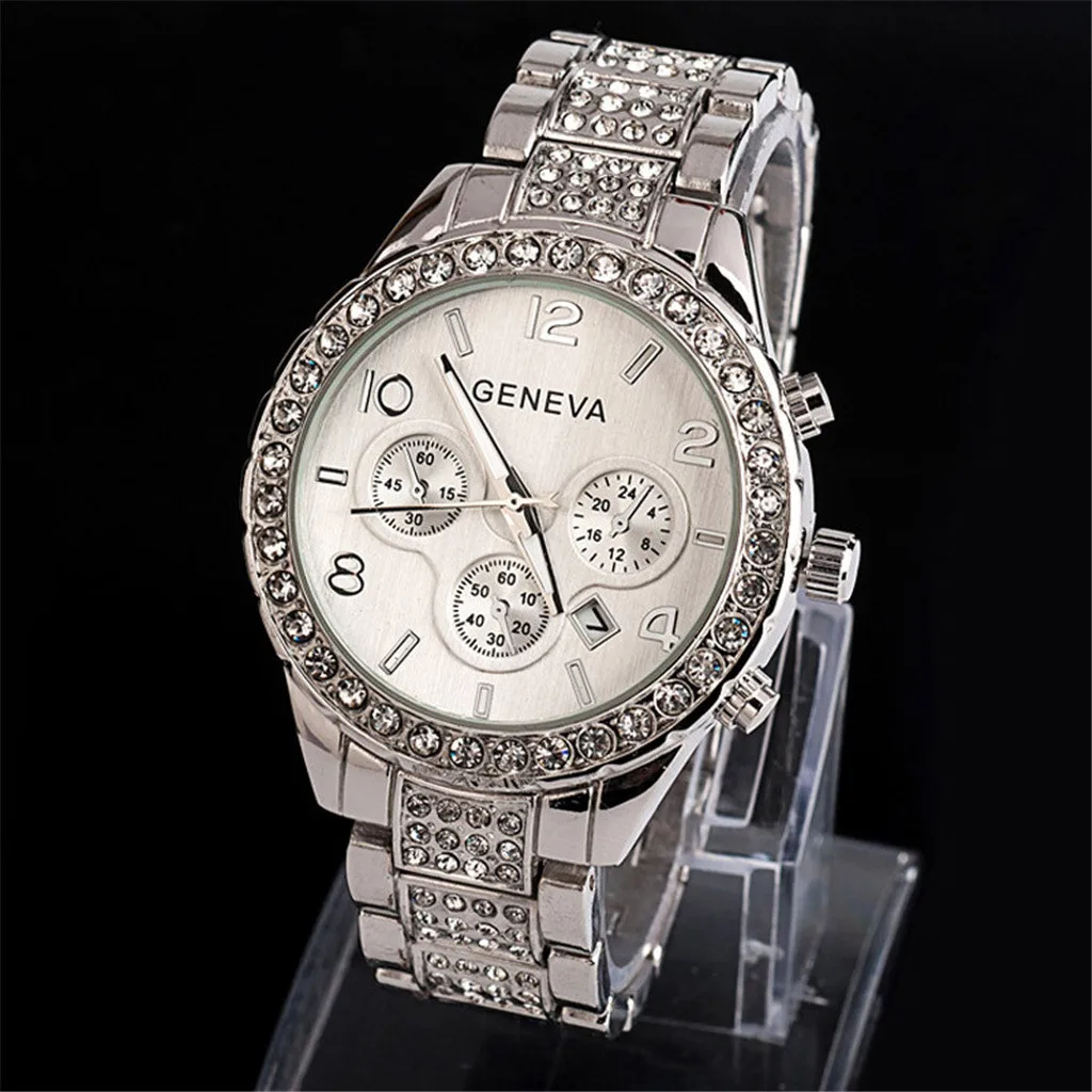 

Geneva Watches Women Fashion Luxury Crystal Quartz Watch Free Shipping Gifts For Women