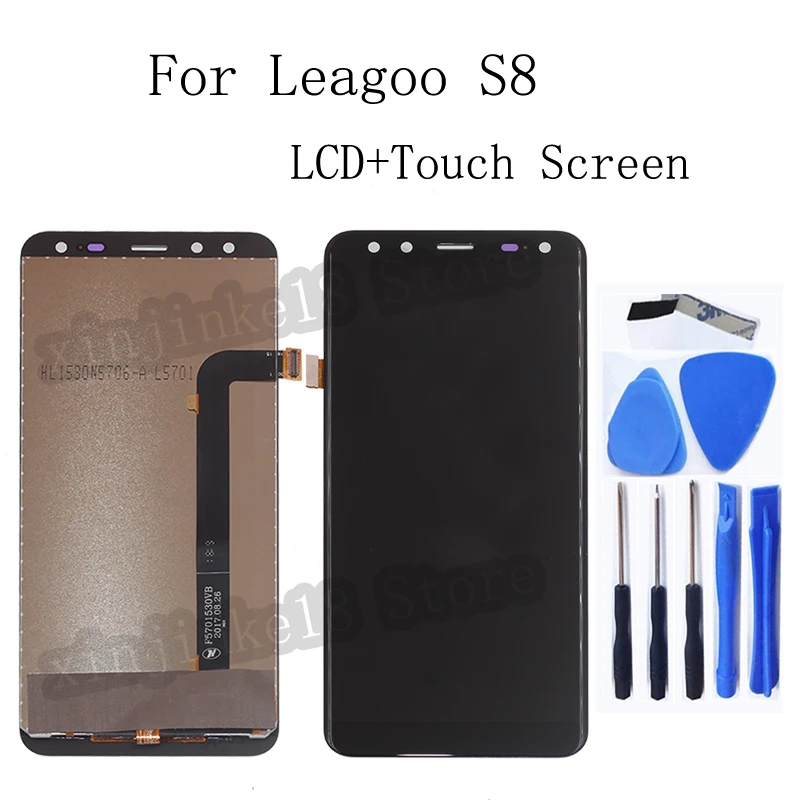 

ЖК-дисплей 5,72 дюйма для Leagoo S8 S 8, ЖК-дисплей кодирующий преобразователь сенсорного экрана в сборе, сменный комплект для ремонта телефона Leagoo ...