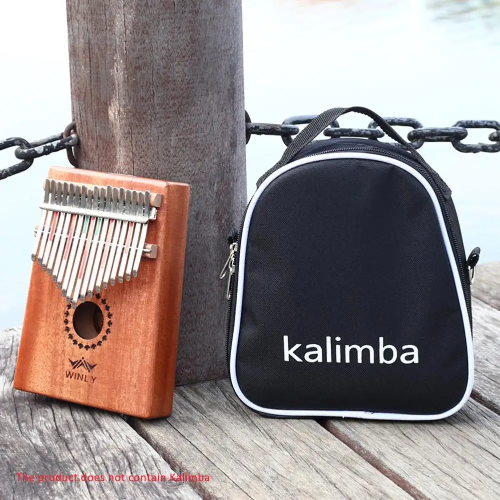 

17 / 15 / 10 Key Universal Storage Shoulder Portable Bag Thumb Piano Kalimba Mbira Soft Case Oxford Cloth Inside Cotton