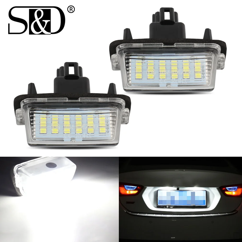 2 шт. Canbus ксенон белый для Toyota Yaris/Vitz Camry Corolla Prius C Ractis Verso S светодиодный номерной