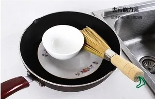 Натуральный Бамбук ручной работы антипригарное масло деревянная ручка щетка для