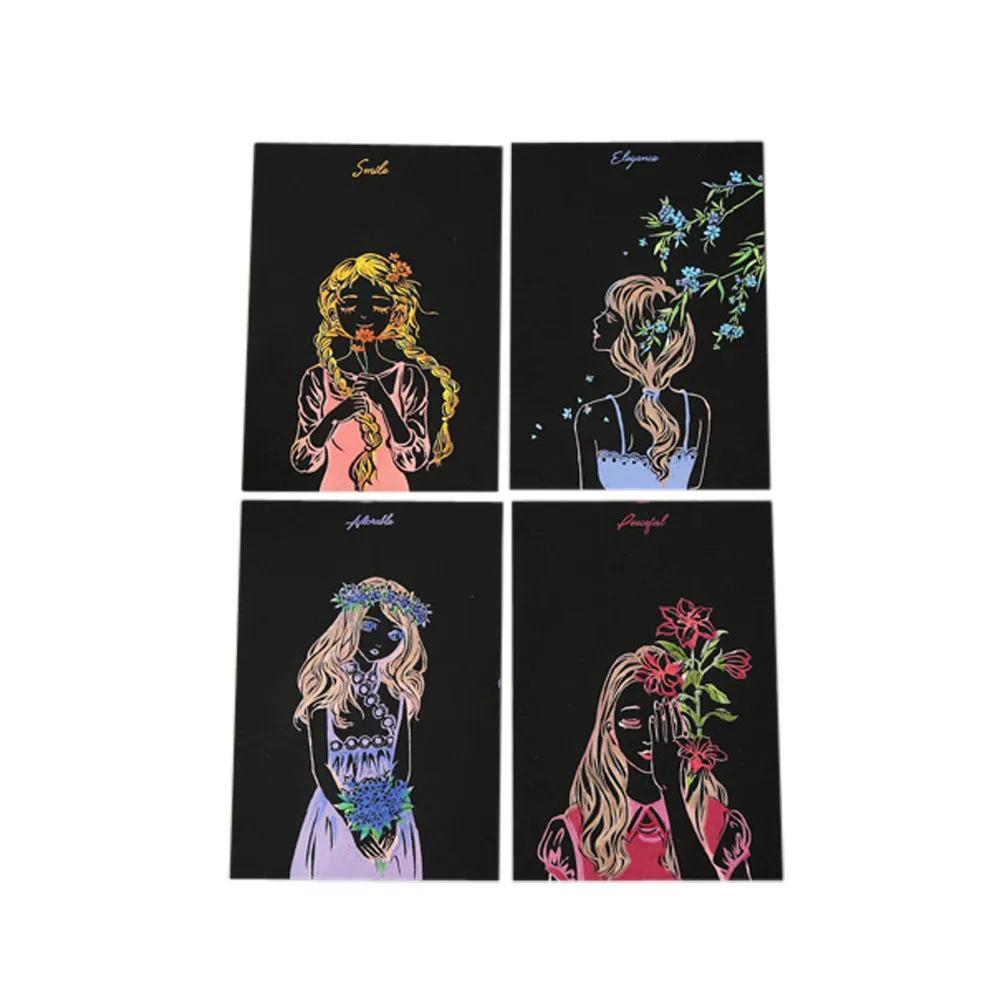 4 шт. Развивающие игрушки для рисования детей развивающие Обучающие 20х14 см