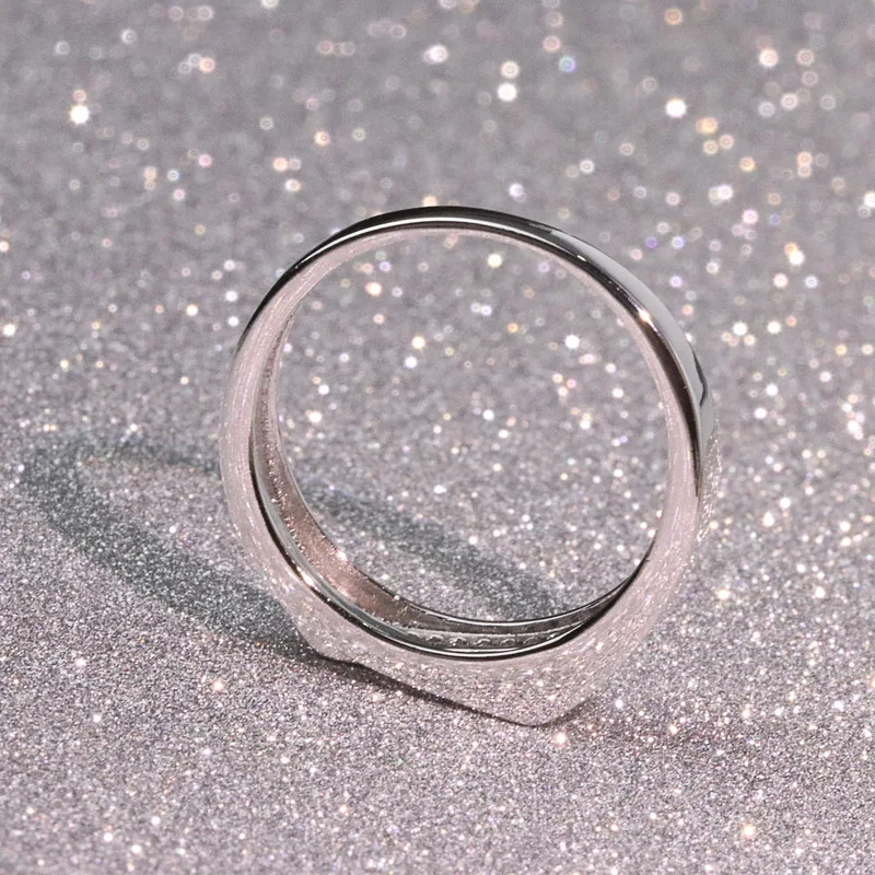 

Office Temperament Rings for Women 925 Silver Natural Diamond Wedding Fine Luxury Jewelry 5-10 Size Silver Rings Lovers Gift