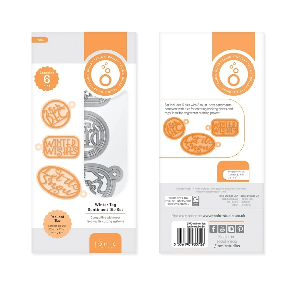 

Новый набор вырубных штампов "из 3 предметов Рождественский этикетка для Скрапбукинг Сталь ремесло высечки Тиснение Бумага, карточка, альбо...