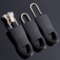5pcsset coat zipper pull buckle luggage alloy rubber school bag detachable universal clothing accessories
