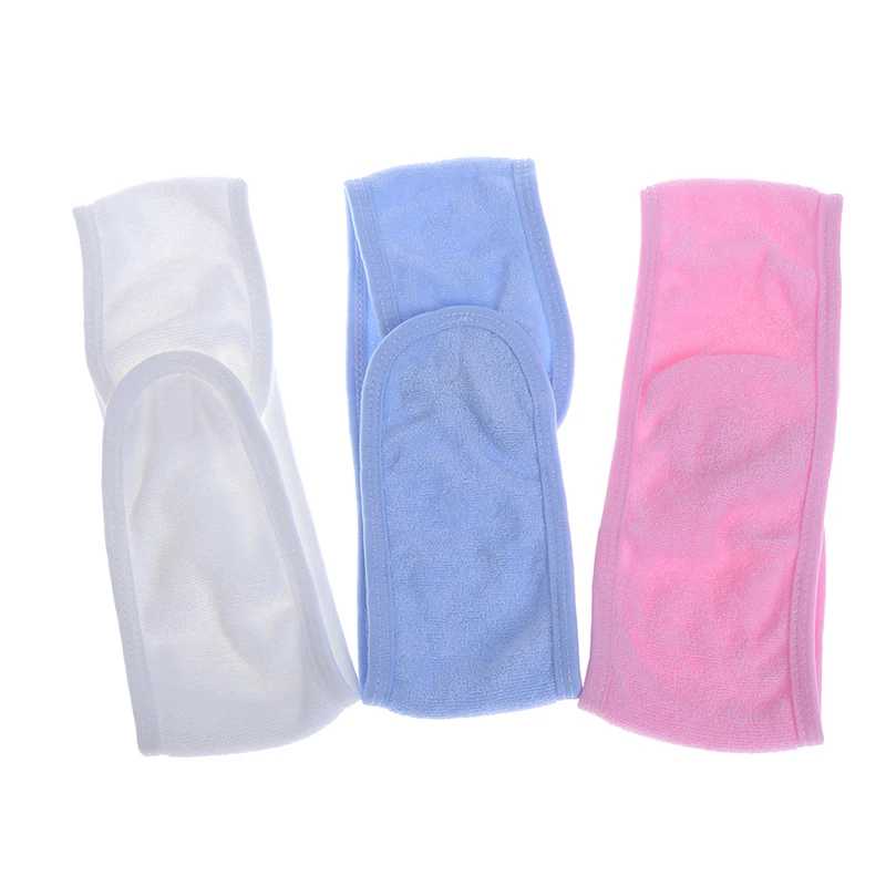 

Lady Towel Hair Band Wrap Wide For Bath Shower Yoga Sport Make Up RANDOM COLOR Headband Spa