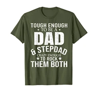 step dad and dad fathers day funny dad gift t shirt