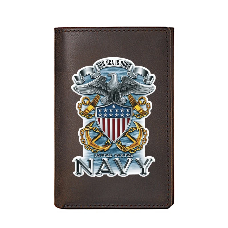

Военно-морского наш Ветеран ВМС США мужские кошельки личность, Женский кошелек из натуральной кожи, Для мужчин