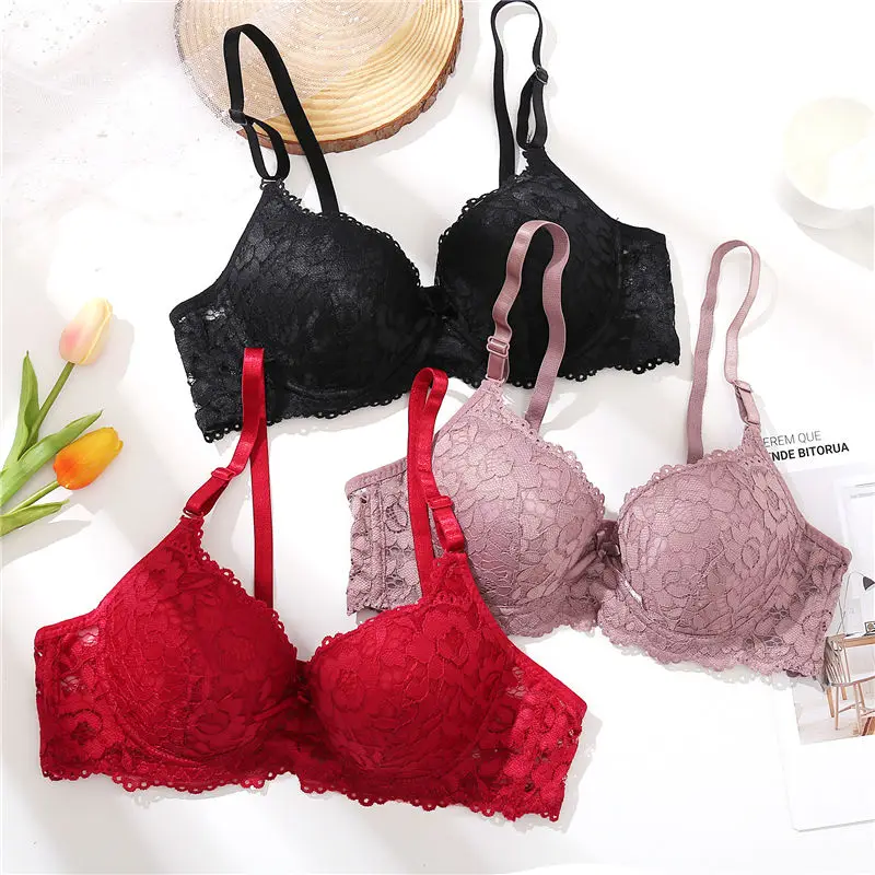 Сексуальный кружевной бюстгальтер женское нижнее белье пуш ап бюстгальтеры для