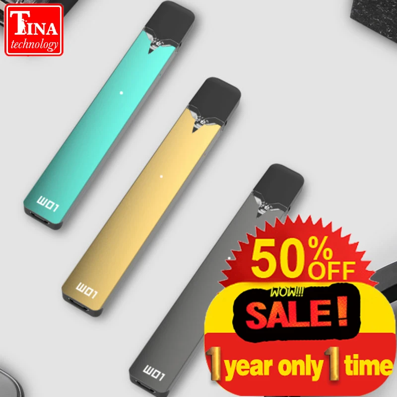 Новейший оригинальный OVNS W01 Pod Vape Kit светодиодный индикатор мощности система