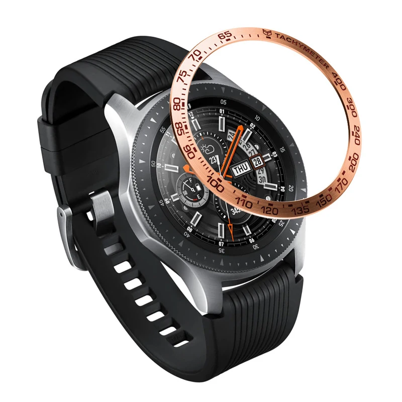 Стильный ободок для Galaxy Watch 46 мм/42 мм gear S3 Frontier клейкая крышка защитный чехол из