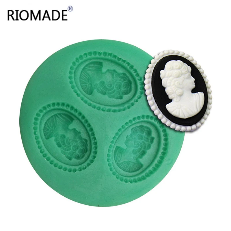 Зеркальная рамка силиконовая форма для украшения торта Женская фотография