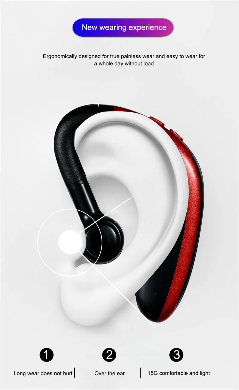 H500 Bluetooth наушники беспроводной крюк для наушников дизайн удобный мобильный телефон альтернативный наушник для телефона iPhone xiaomi samsung