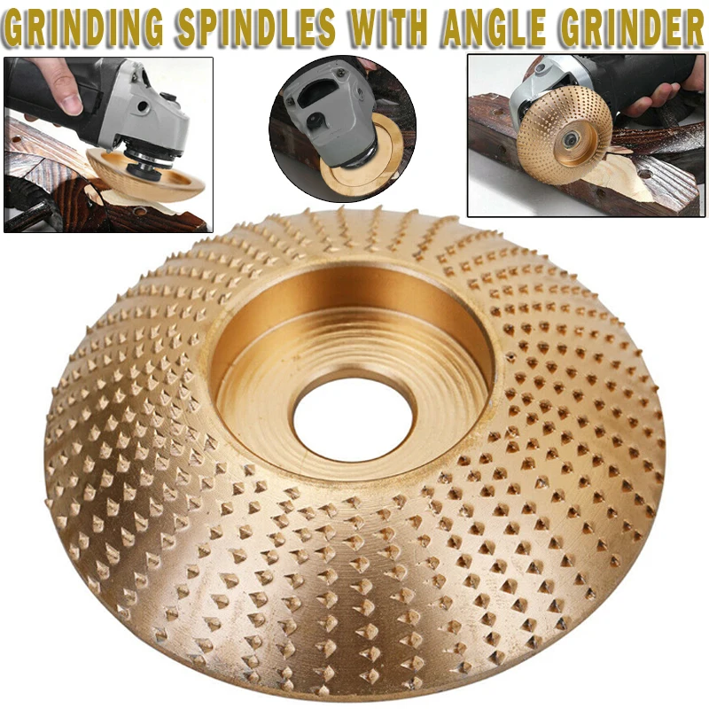 

85mm Tungsten Carbide Wood Sanding Carving Disc For Angle Grinder Grinding Wheel For Curved Work Convex And Concave Areas