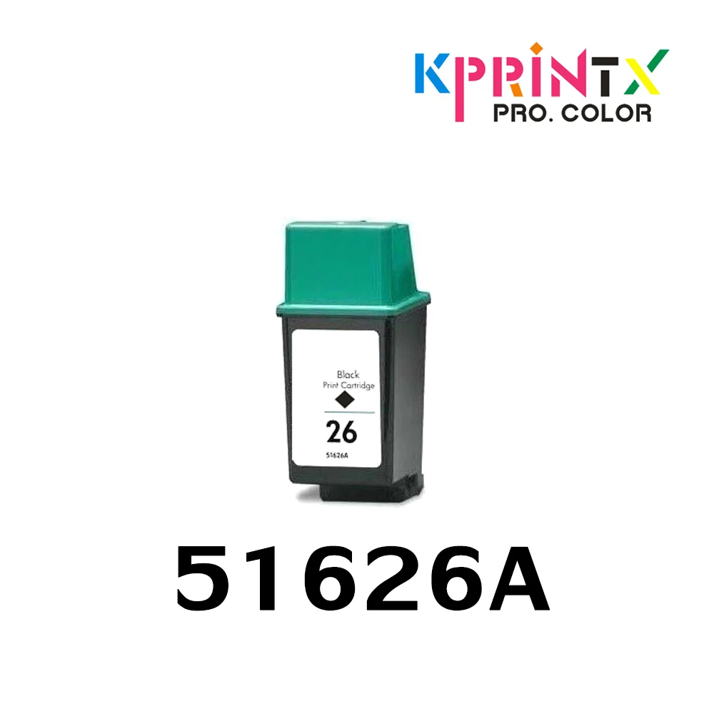 1 Картридж с черными чернилами совместимый заменой для HP26 26 51626A DeskJet