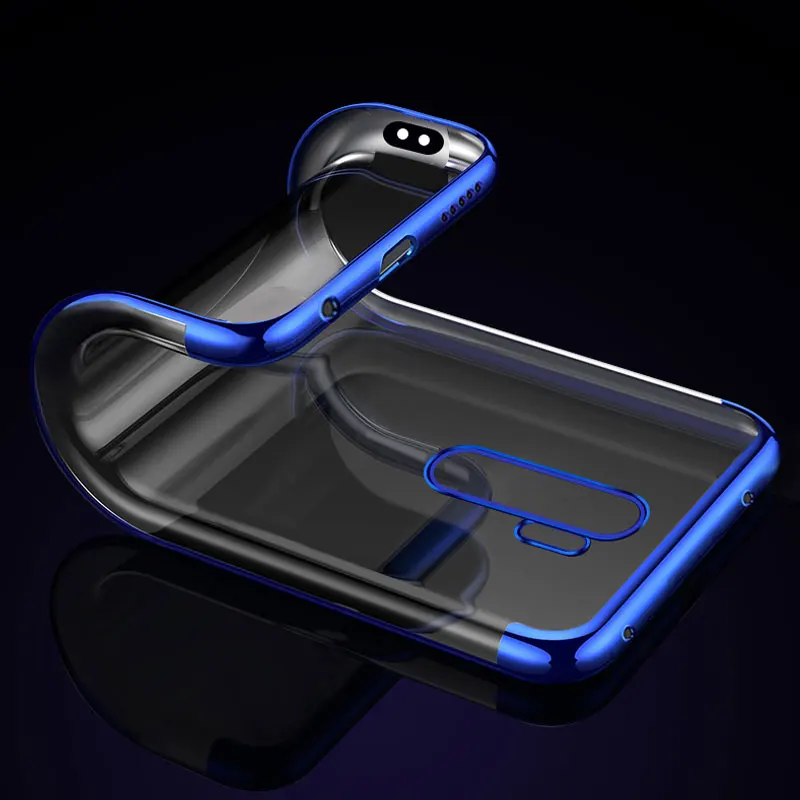 For Xiaomi Redmi Note 8 pro Case Cover Silicone Soft Plating Clear Armor Back Shell 8pro TPU Phone Cases | Мобильные телефоны и