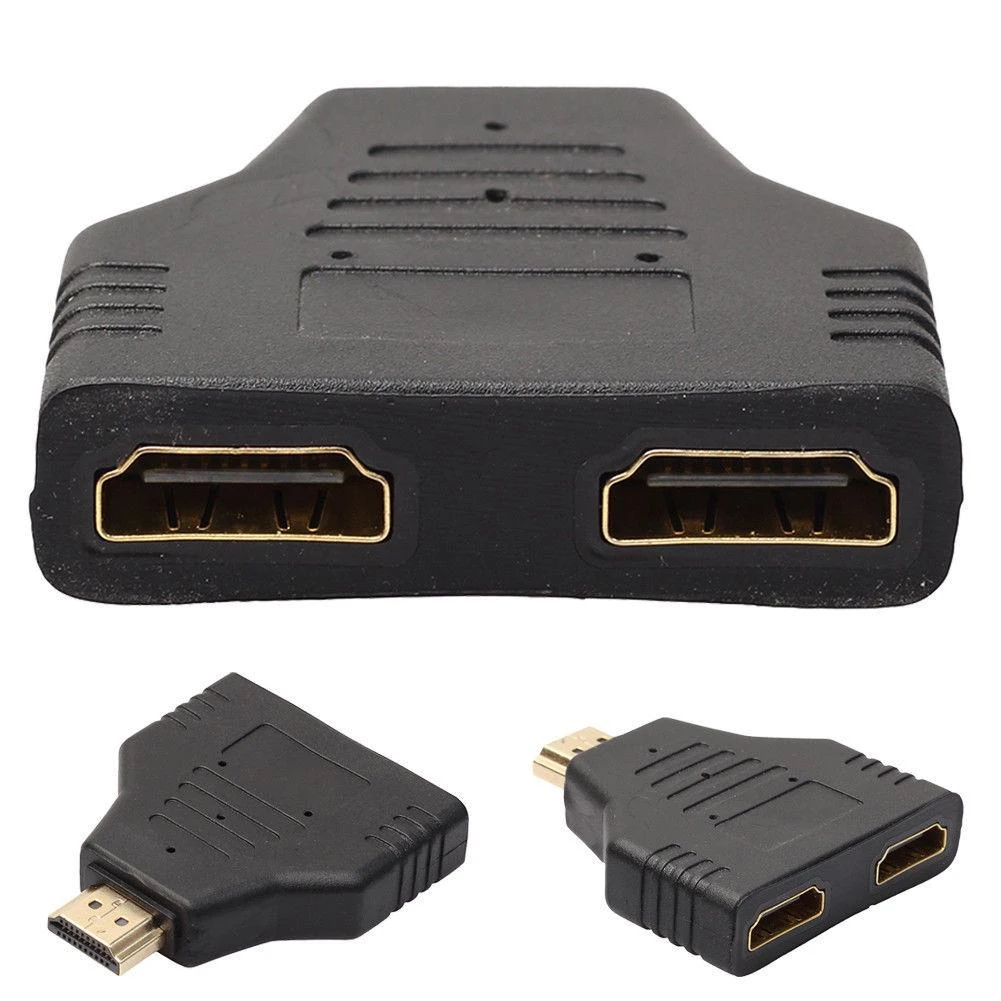 2019 Новый HDMI сплиттер Мужской к двойной женский 1 2 способ адаптер для HD tv #08 |
