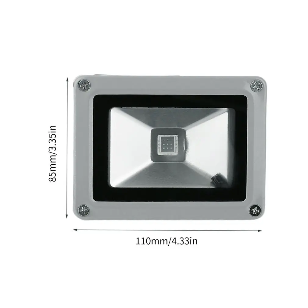 

ICOCO New High Quality Outdoor Waterproof IP65 Floodlight 10W 85V-265V RGB 16 Colof Changeable with Remote Controller Wholesale
