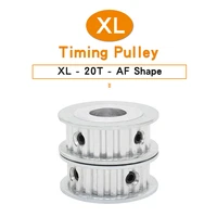 xl 20t pulley wheel bore 566 3581012141516 mm aluminium alloy belt pulley 5 08mm af shape for width 10mm xl timing belt