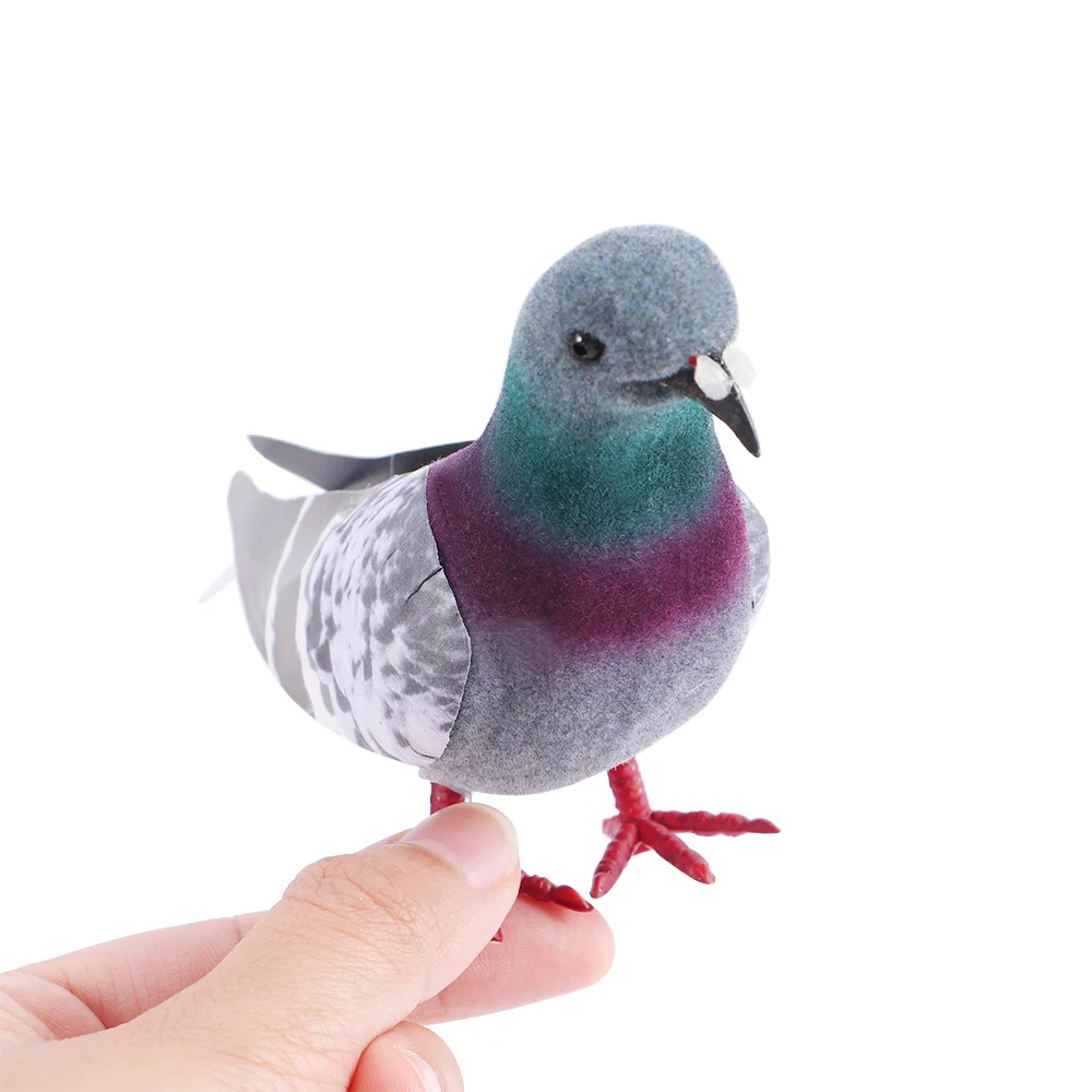 

3pcs Simulation Foam Pigeon Model Fake Artificial Imitation Bird Animal Home Garden Ornament Miniature Home Decoration