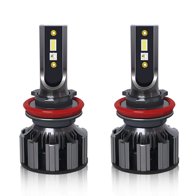 80 Вт RGB H1 H4 H7 H8 H9 H11 9005 9006 880 881 светодиодный свет фар дальнего света Bluetooth APP Управление для светодиодных ламп